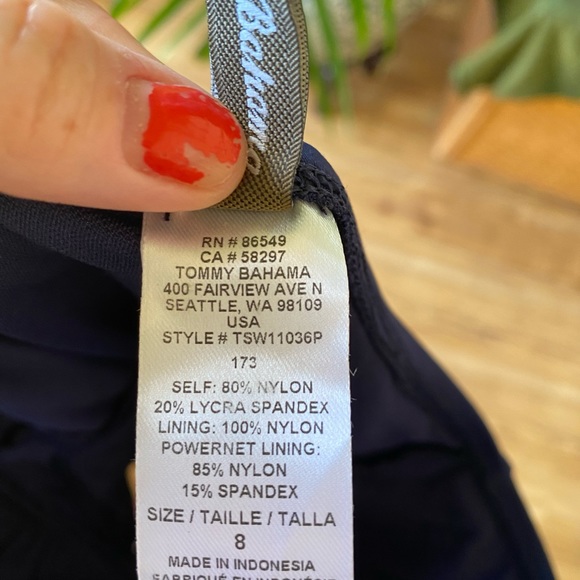 Tommy Bahama halter top one piece bathing suit - Picture 8 of 8